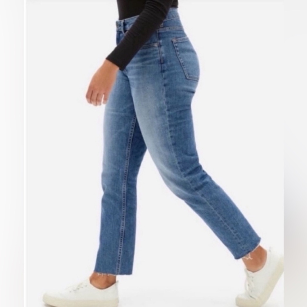 Everlane-The Cheeky Jean, Cropped, Raw Hem, Size 31, VGUC